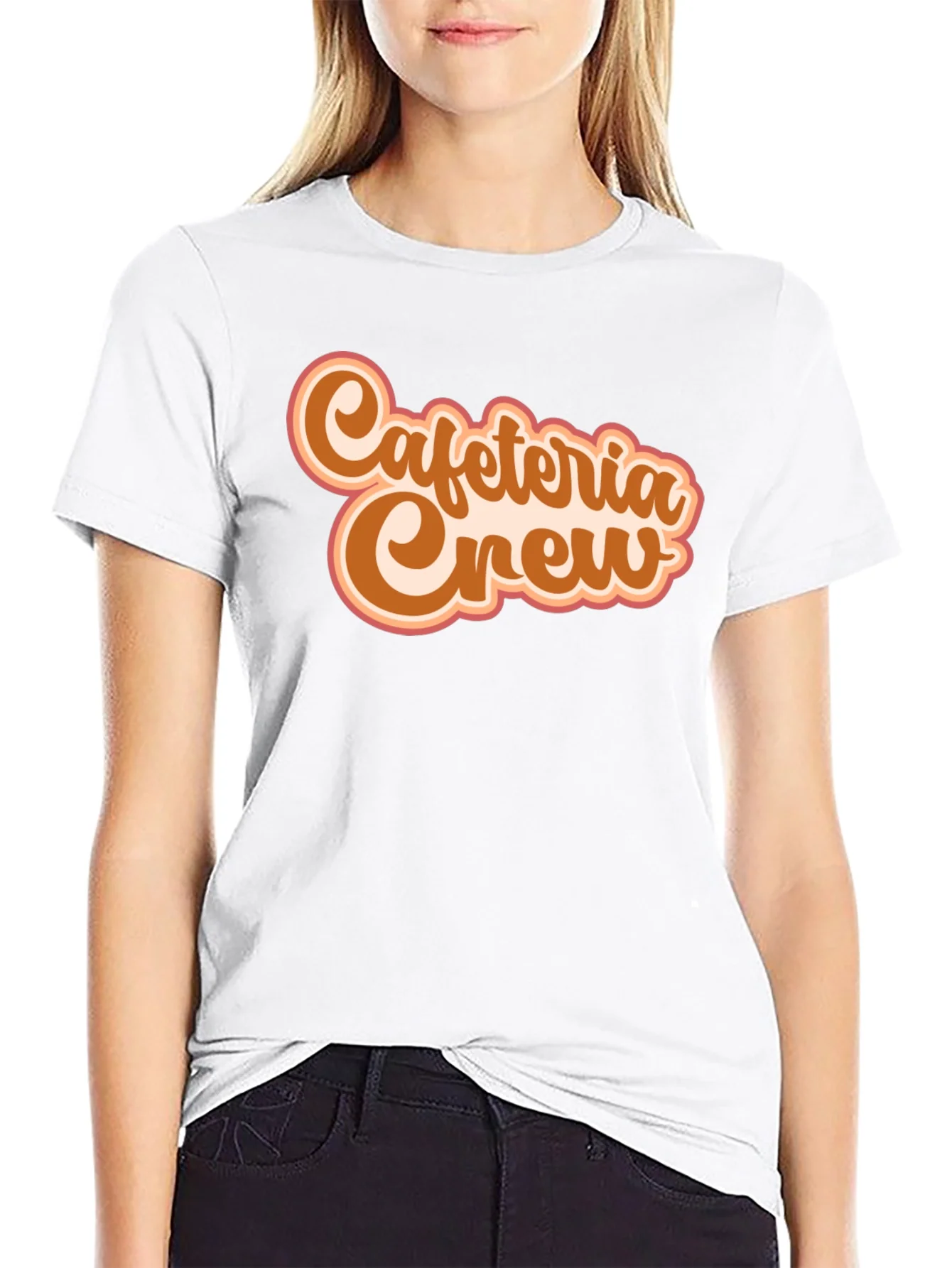 Cafeteria Crew Graphic Tee - Retro Style