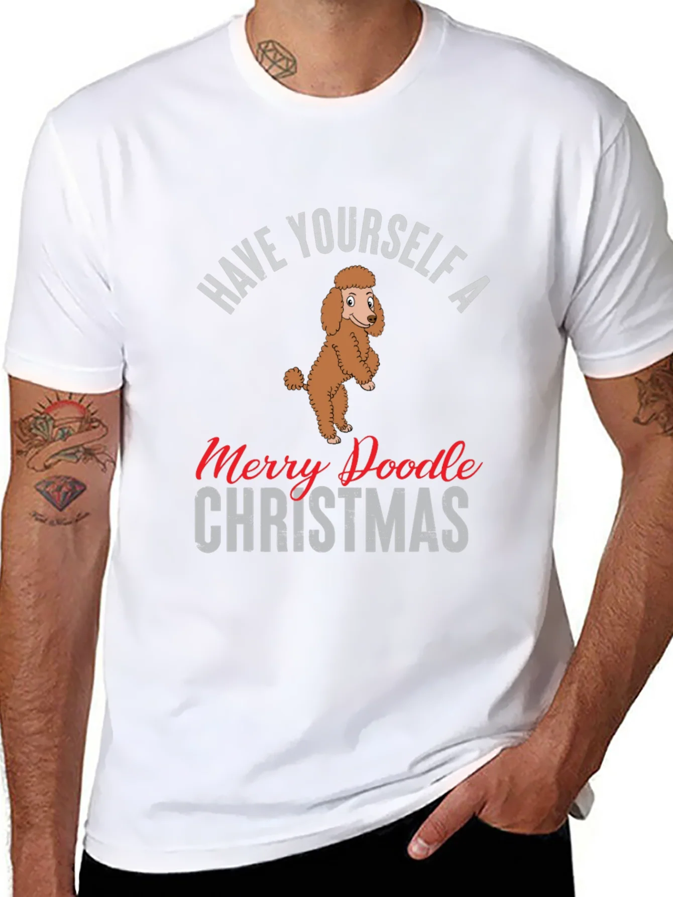 Merry Doodle Christmas T-Shirt