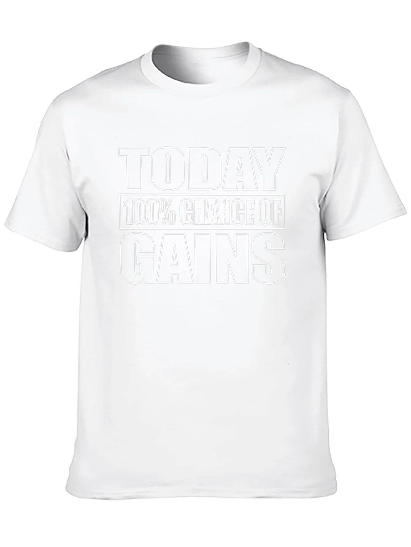 Today Gains T-Shirt - Black