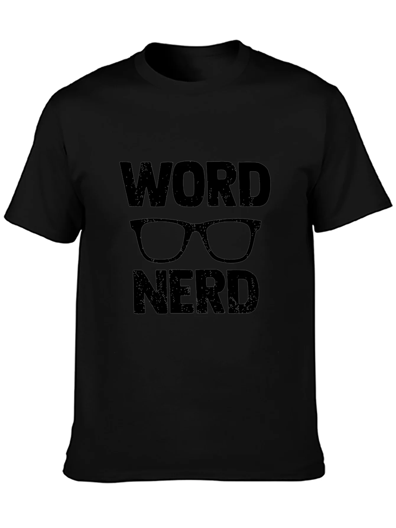 Word Nerd Graphic T-Shirt - Black