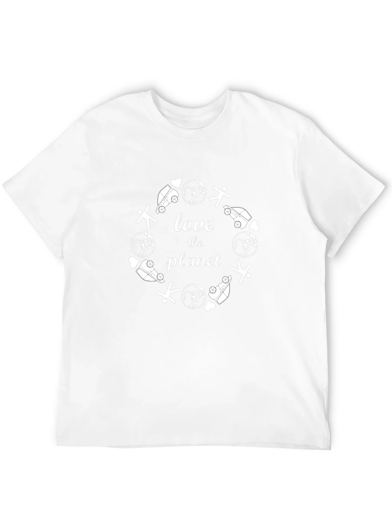Love The Planet Graphic Tee - Eco Friendly Shirt