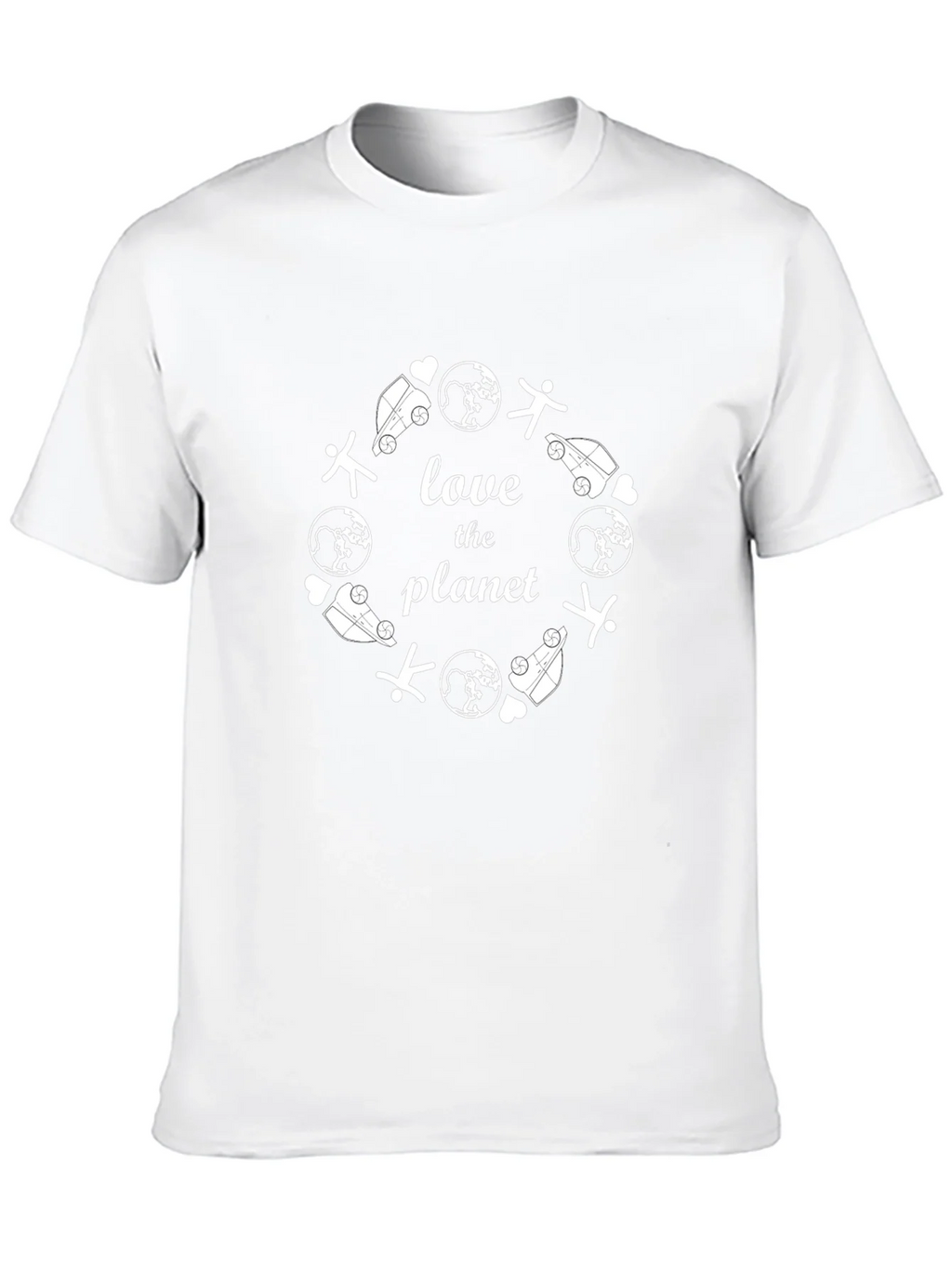Love The Planet Graphic Tee - Eco Friendly Shirt