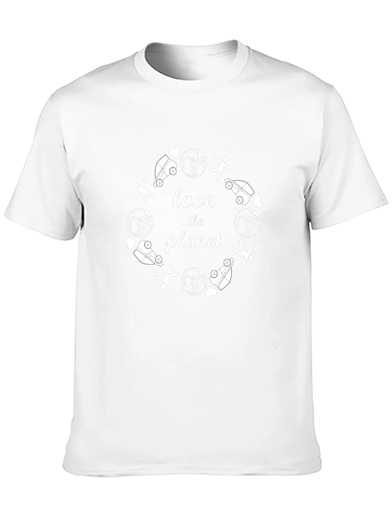 Love The Planet Graphic Tee - Eco Friendly Shirt