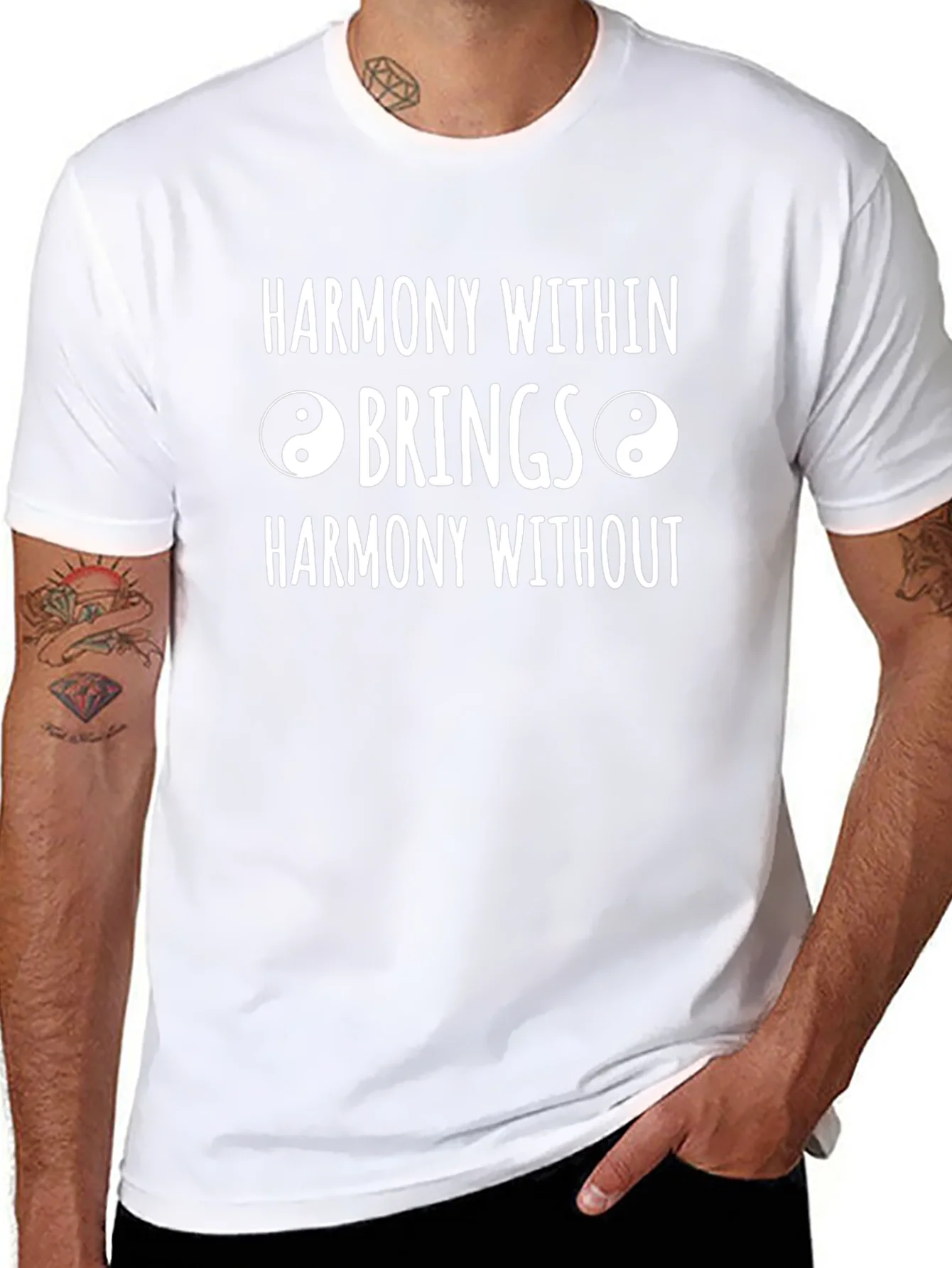 Harmony Within T-Shirt - Yin Yang Graphic Tee