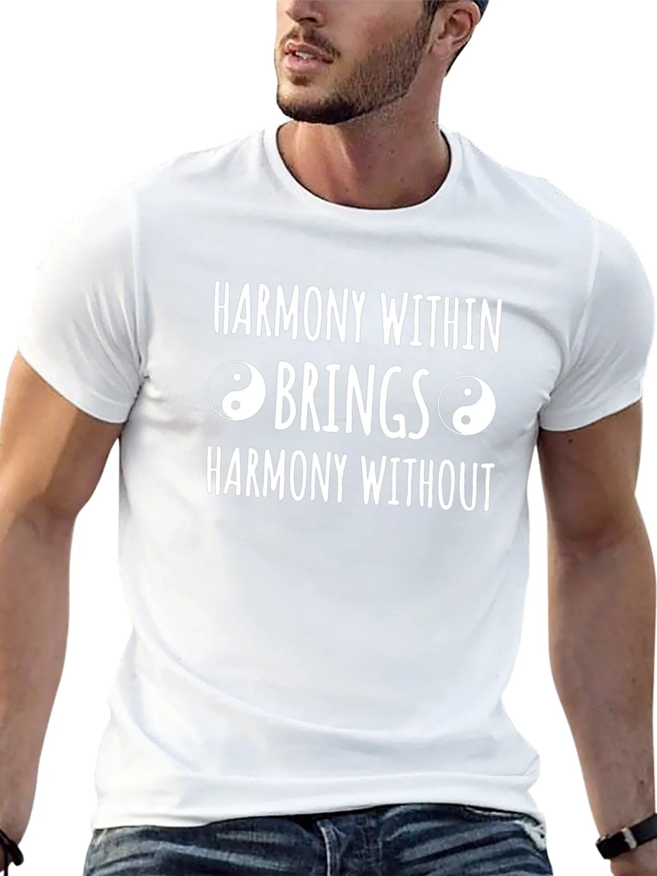 Harmony Within T-Shirt - Yin Yang Graphic Tee