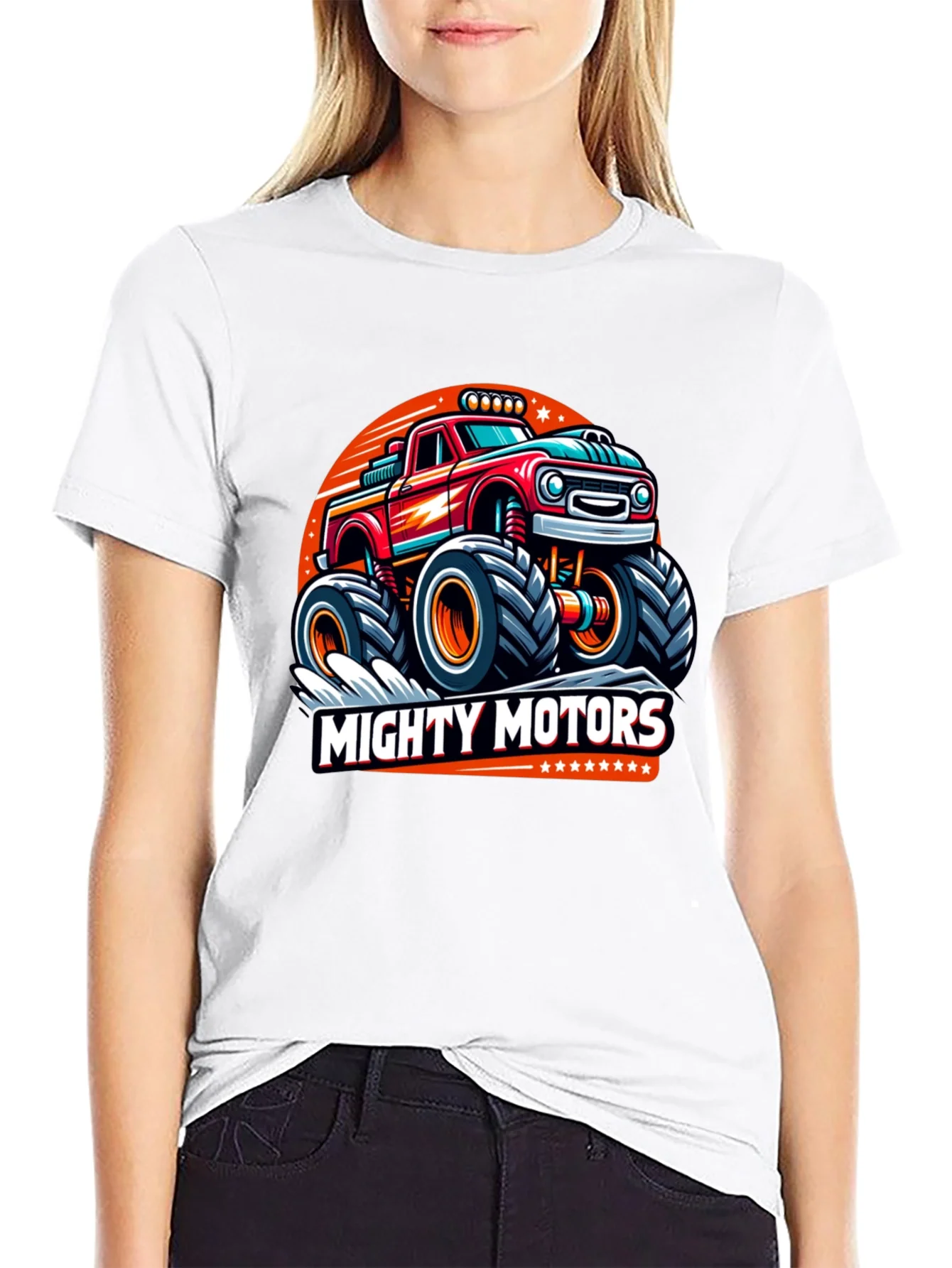 Mighty Motors Monster Truck Graphic Tee