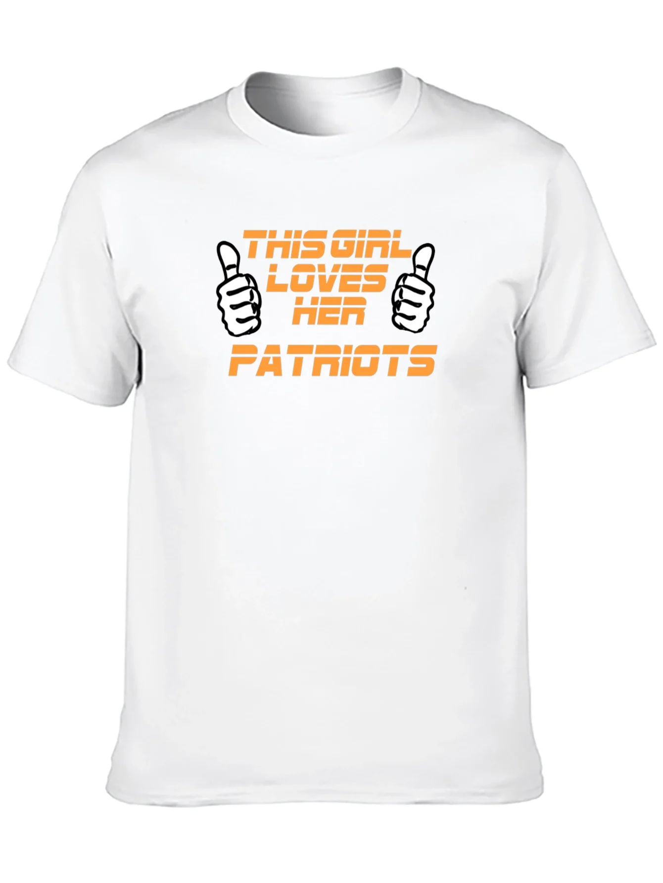 Patriots Fan T-Shirt - This Girl Loves Her Patriots