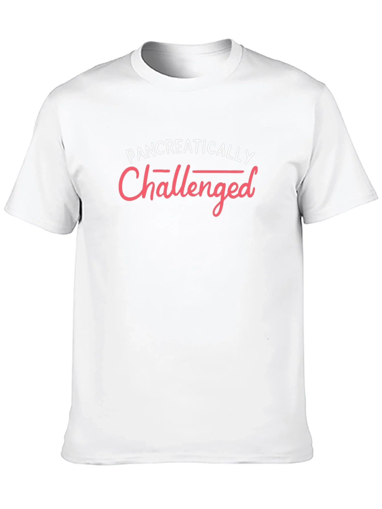 Pancreatically Challenged Black Graphic Tee