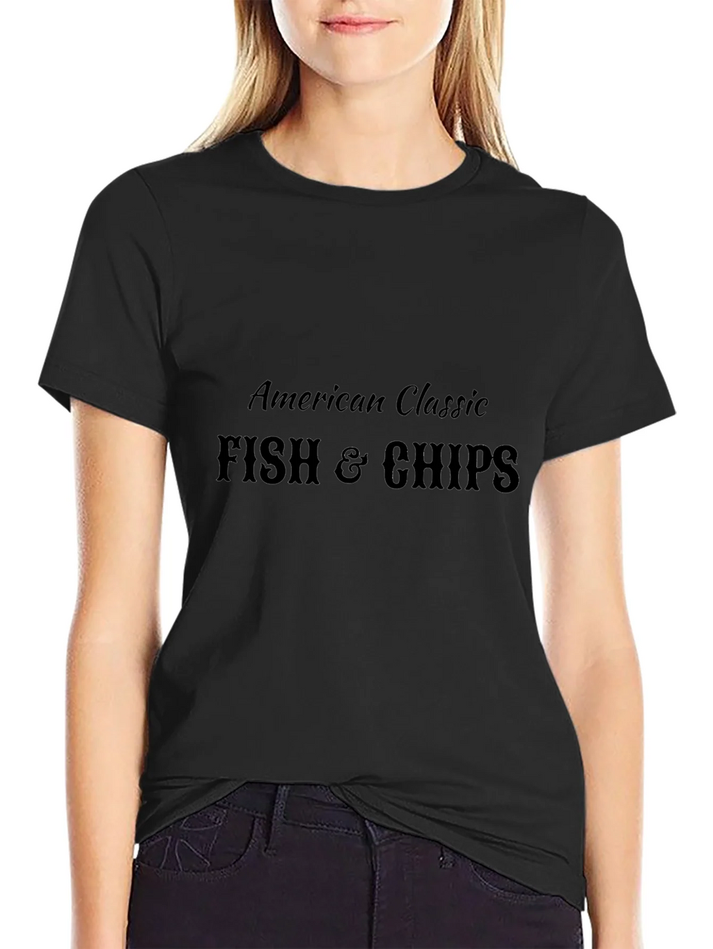 American Classic Fish & Chips Graphic T-Shirt